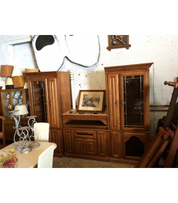 SOLD - Large Entertainment Center with Storage